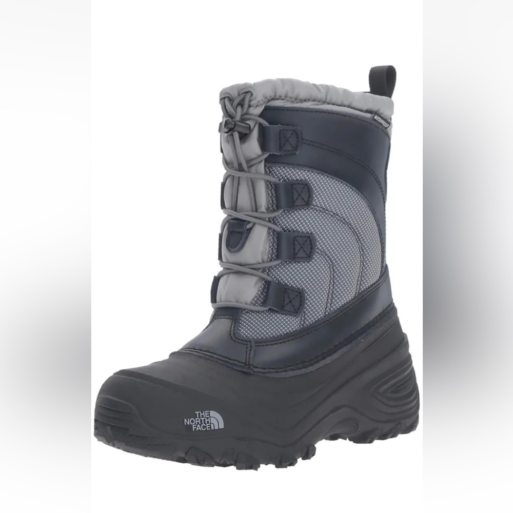The North Face Kid’s Alpenglow Lace  Griffin Grey/Zinc Grey Boots Youth Size 2